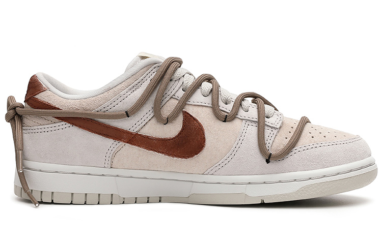 Order (W) [定制鞋] 耐克Dunk Low Retro PRM‘浅灰-奶油’ DD8338-001(Team15-气泡水母奶油栗子)