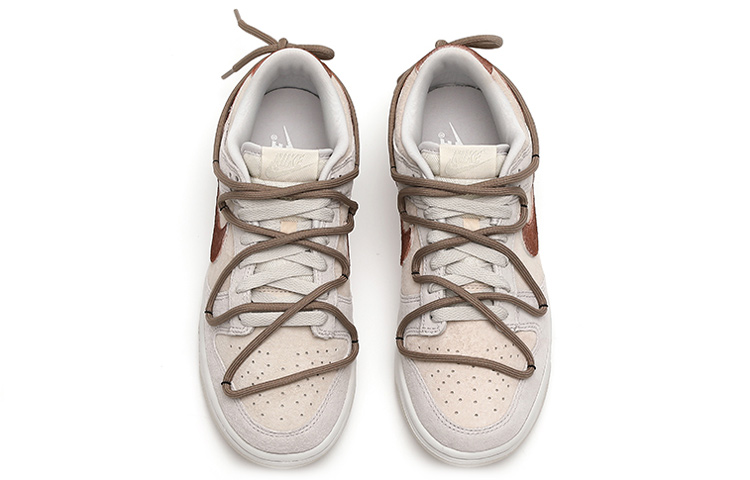 Shop (W) [定制鞋] 耐克Dunk Low Retro PRM‘浅灰-奶油’ DD8338-001(Team15-气泡水母奶油栗子)