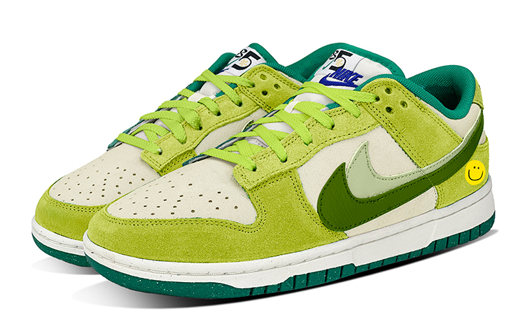 Lookbook (W) [Zapatos Personalizados] Nike Dunk Low SE 'Aguacate Doble Swoosh' DO9457-101(TeamY-女款复古双勾牛油果米绿)