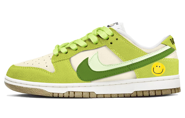 Buy 【定制球鞋】 Nike Dunk Low SE "85" 雙勾牛油果 無性別風 復古 笑臉 低筒 板鞋 女款 米綠