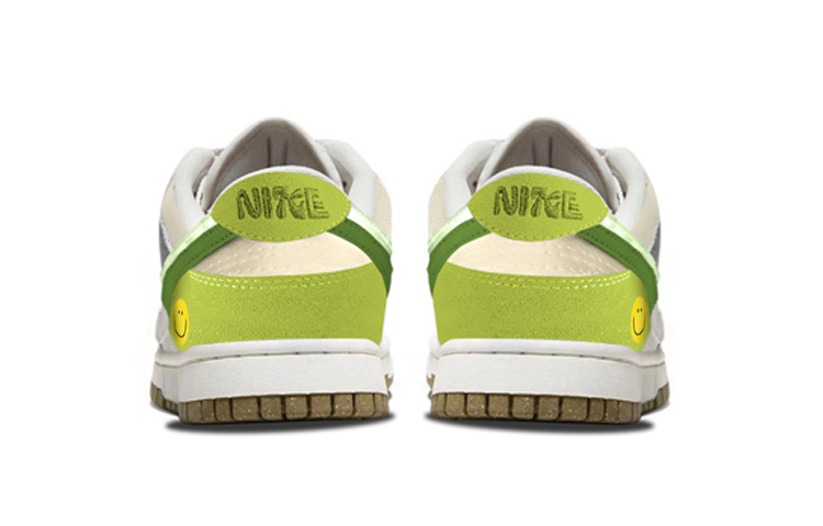 Shop 【定制球鞋】 Nike Dunk Low SE "85" 雙勾牛油果 無性別風 復古 笑臉 低筒 板鞋 女款 米綠