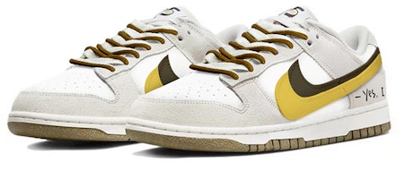 【訂製球鞋】Nike Dunk Low SE "85" 雙勾 無性別風 香蕉芒果奶昔 復古告白 低筒 板鞋 女款 米白黃 Lookbook 【訂製球鞋】Nike Dunk Low SE "85" 雙勾 無性別風 香蕉芒果奶昔 復古告白 低筒 板鞋 女款 米白黃