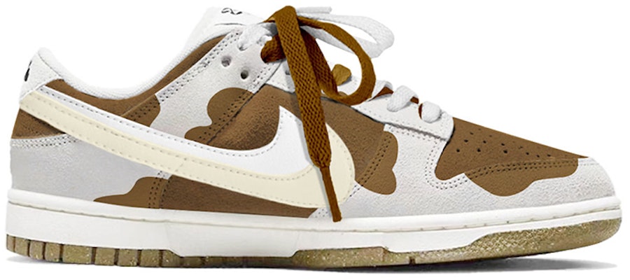 (W) Zapatillas Nike Dunk Low SE 'Estampado Vaca Marrón' Personalizadas DO9457-100(TeamY-女款复古摩卡奶牛纹白棕) Order (W) Zapatillas Nike Dunk Low SE 'Estampado Vaca Marrón' Personalizadas DO9457-100(TeamY-女款复古摩卡奶牛纹白棕)