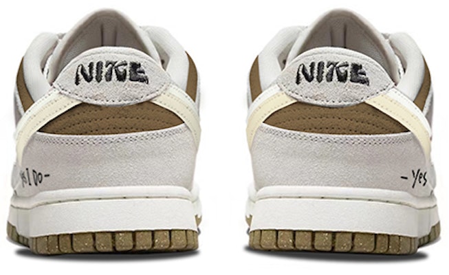 【定製球鞋】 Nike Dunk Low SE "85" 雙勾 復古做舊 高街情侶 芝士摩卡 告白 低筒 板鞋 女款 白棕 Shop 【定製球鞋】 Nike Dunk Low SE "85" 雙勾 復古做舊 高街情侶 芝士摩卡 告白 低筒 板鞋 女款 白棕