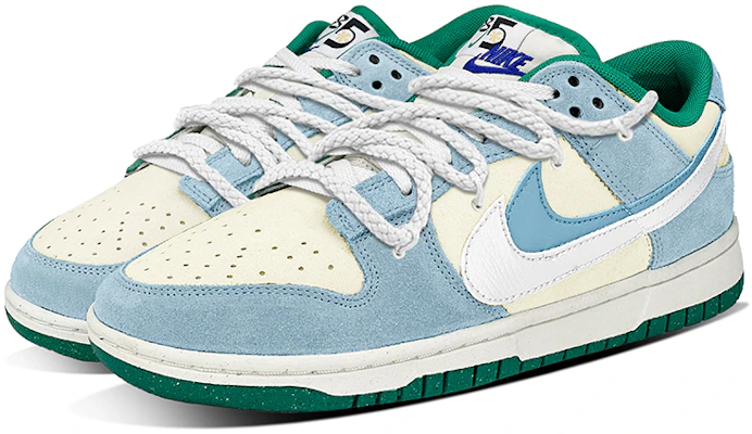 (W) 나이키 덩크 로우 SE '치즈 시솔트' (커스텀) DO9457-101(TeamY-女款双勾芝士海盐米蓝) Lookbook (W) 나이키 덩크 로우 SE '치즈 시솔트' (커스텀) DO9457-101(TeamY-女款双勾芝士海盐米蓝)