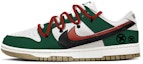 Buy 【定制球鞋】Nike Dunk Low SE 85 雙勾 復古 聖誕主題 搗蛋塗鴉 高街 解構 低幫 板鞋 女款 綠白紅