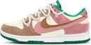 Buy (W) 나이키 덩크 로우 SE '시나몬 핑크 더블 스우시' (56 characters) DO9457-101(TeamY-女款双勾蜜桃乌梅肉桂粉)