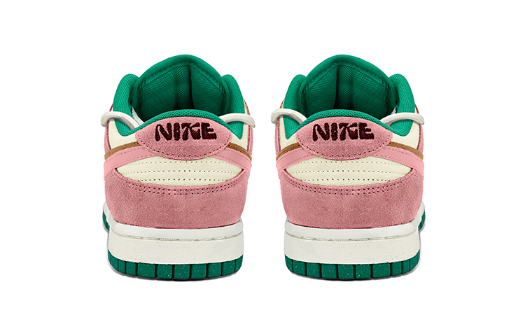 Shop (W) [カスタムシューズ] (女性用) ナイキ ダンク ロー SE 'シナモンピンク ダブルスウォッシュ' DO9457-101(TeamY-女款双勾蜜桃乌梅肉桂粉)