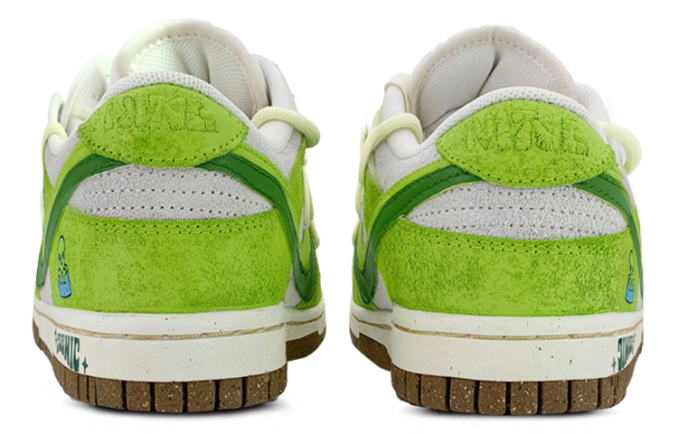 Shop (W) Zapatillas Nike Dunk Low SE 'Deconstruidas Doble Swoosh Verde Azulado' DO9457-100(TeamK-气泡青苹果QD)