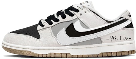 【定制球鞋】 Nike Dunk Low SE "85" 雙層 黑白灰三勾 反轉熊貓 極簡 復古高街 低幫 板鞋 女款 灰黑白 Buy 【定制球鞋】 Nike Dunk Low SE "85" 雙層 黑白灰三勾 反轉熊貓 極簡 復古高街 低幫 板鞋 女款 灰黑白