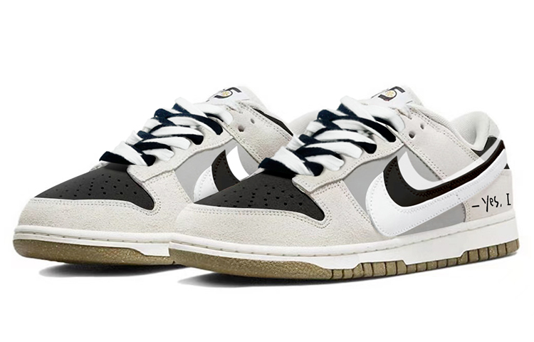 Lookbook (W) [Kasut Custom] Nike Dunk Low SE 'Lapisan Berganda Panda Terbalik' DO9457-100(TeamY-女款三勾反转熊猫黑白QD)