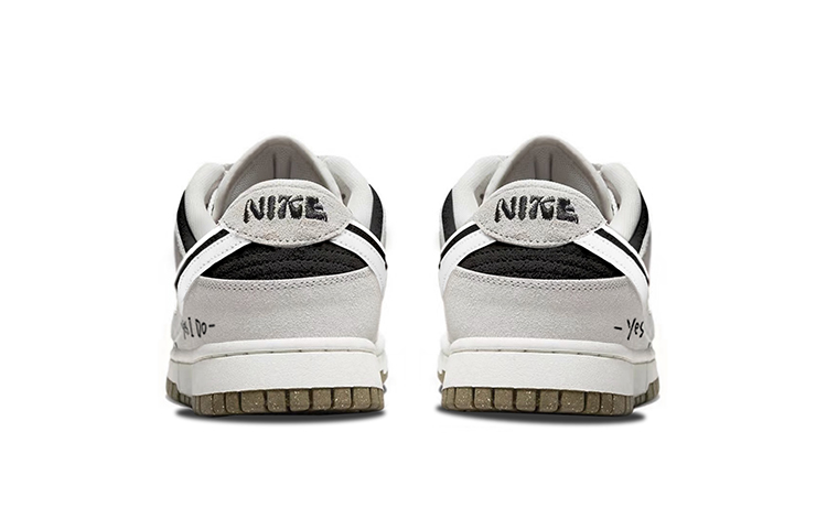 Shop (W) [Kasut Custom] Nike Dunk Low SE 'Lapisan Berganda Panda Terbalik' DO9457-100(TeamY-女款三勾反转熊猫黑白QD)