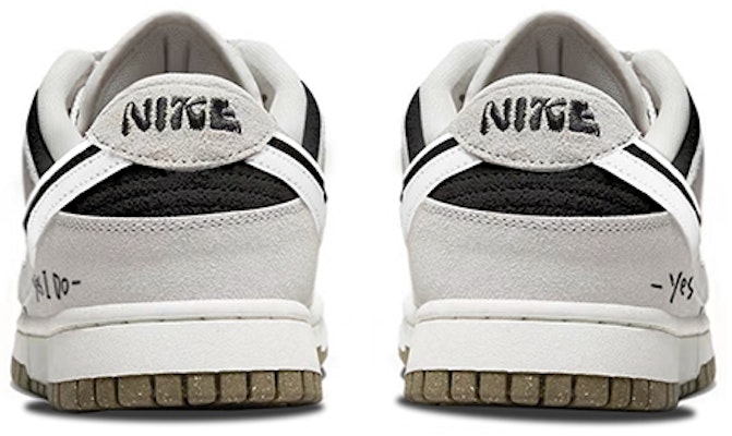 【定制球鞋】 Nike Dunk Low SE "85" 雙層 黑白灰三勾 反轉熊貓 極簡 復古高街 低幫 板鞋 女款 灰黑白 Shop 【定制球鞋】 Nike Dunk Low SE "85" 雙層 黑白灰三勾 反轉熊貓 極簡 復古高街 低幫 板鞋 女款 灰黑白