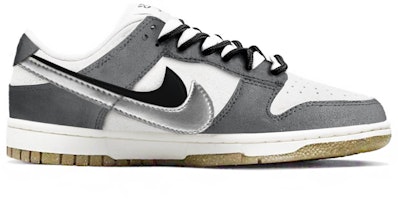 【客製球鞋】Nike Dunk Low SE "85" 雙勾霧霾灰 科技未來 簡約工業風 高街 低筒 板鞋 女款 灰黑 Order 【客製球鞋】Nike Dunk Low SE "85" 雙勾霧霾灰 科技未來 簡約工業風 高街 低筒 板鞋 女款 灰黑