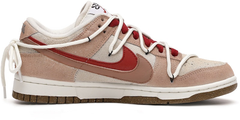 【定制球鞋】 Nike Dunk Low SE 85 雙鉤 解構風 焦糖可可 低幫 板鞋 女款 棕紅 Order 【定制球鞋】 Nike Dunk Low SE 85 雙鉤 解構風 焦糖可可 低幫 板鞋 女款 棕紅