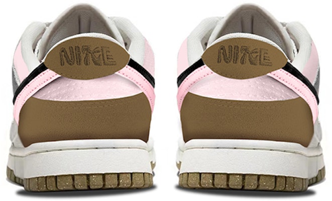 【定制球鞋】 Nike Dunk Low SE 85 雙勾小摩卡 板鞋 做舊復古 嘻哈 高街 情侶 低筒 板鞋 女款 棕粉 Shop 【定制球鞋】 Nike Dunk Low SE 85 雙勾小摩卡 板鞋 做舊復古 嘻哈 高街 情侶 低筒 板鞋 女款 棕粉