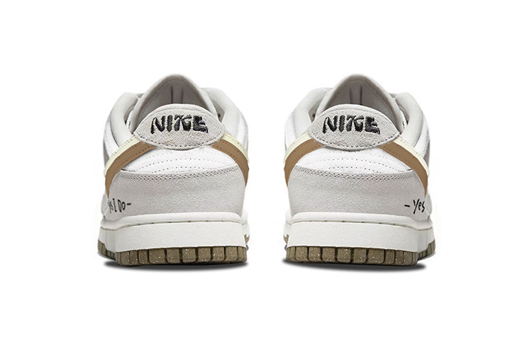 Shop (W) 나이키 덩크 로우 SE '모카 그래피티' (더블 스우시) DO9457-100(TeamY-男女款双勾小摩卡白棕QD)