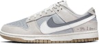 Buy 【定制球鞋】Nike Dunk Low SE 雙勾 反轉霧霾灰 復古 告白 高街 低幫 板鞋 女款 灰白