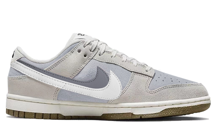 Order 【定制球鞋】Nike Dunk Low SE 雙勾 反轉霧霾灰 復古 告白 高街 低幫 板鞋 女款 灰白