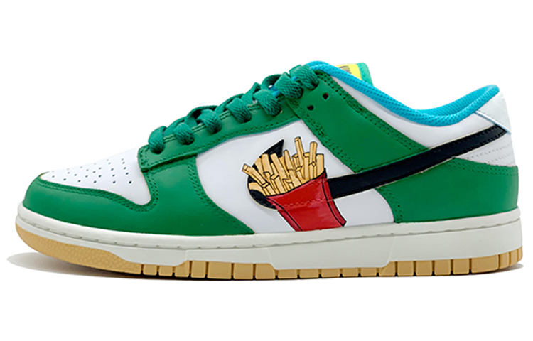 Buy (W) [定制鞋] 耐克Dunk Low SE 'Free.99 白绿' CZ2496-100(TeamD-美食主题女款薯条白绿)