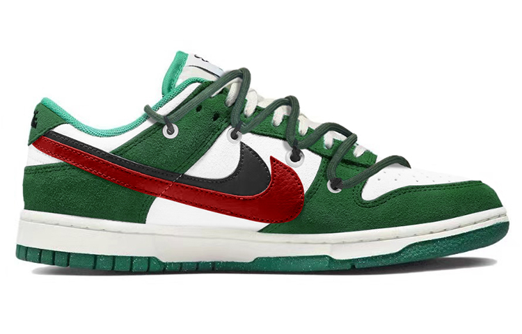 Order (W) [Custom Sepatu] Nike Dunk Low SE 'Hijau Merah' DO9457-101(TeamY-女款复古美式街头绿红)