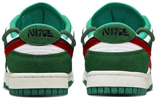 【客製化球鞋】Nike Dunk Low SE 85 經典復古 美式街頭風 解構綁帶 低筒 板鞋 女款 綠紅 Purchase 【客製化球鞋】Nike Dunk Low SE 85 經典復古 美式街頭風 解構綁帶 低筒 板鞋 女款 綠紅