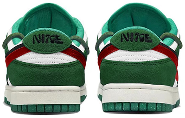 【客製化球鞋】Nike Dunk Low SE 85 經典復古 美式街頭風 解構綁帶 低筒 板鞋 女款 綠紅 Purchase 【客製化球鞋】Nike Dunk Low SE 85 經典復古 美式街頭風 解構綁帶 低筒 板鞋 女款 綠紅