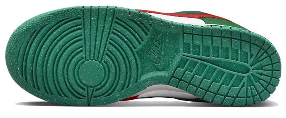 【客製化球鞋】Nike Dunk Low SE 85 經典復古 美式街頭風 解構綁帶 低筒 板鞋 女款 綠紅 Details for 【客製化球鞋】Nike Dunk Low SE 85 經典復古 美式街頭風 解構綁帶 低筒 板鞋 女款 綠紅