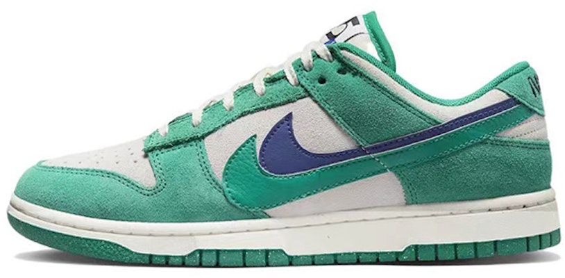 【客製化球鞋】Nike Dunk Low SE 85 經典復古 美式街頭風 解構綁帶 低筒 板鞋 女款 綠紅 Sizing 【客製化球鞋】Nike Dunk Low SE 85 經典復古 美式街頭風 解構綁帶 低筒 板鞋 女款 綠紅