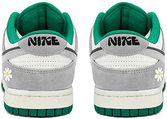 【訂製球鞋】Nike Dunk Low se "85" 經典復古 雙勾極簡灰 小菊花 高級小眾 低筒 板鞋 女款 灰白 Shop 【訂製球鞋】Nike Dunk Low se "85" 經典復古 雙勾極簡灰 小菊花 高級小眾 低筒 板鞋 女款 灰白