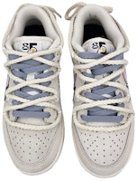 【定製球鞋】Nike Dunk Low SE 雙層 Swoosh 復古解構 vibe 腰果花 麻繩鞋帶 低幫 板鞋 女款 灰粉紫 Shop 【定製球鞋】Nike Dunk Low SE 雙層 Swoosh 復古解構 vibe 腰果花 麻繩鞋帶 低幫 板鞋 女款 灰粉紫