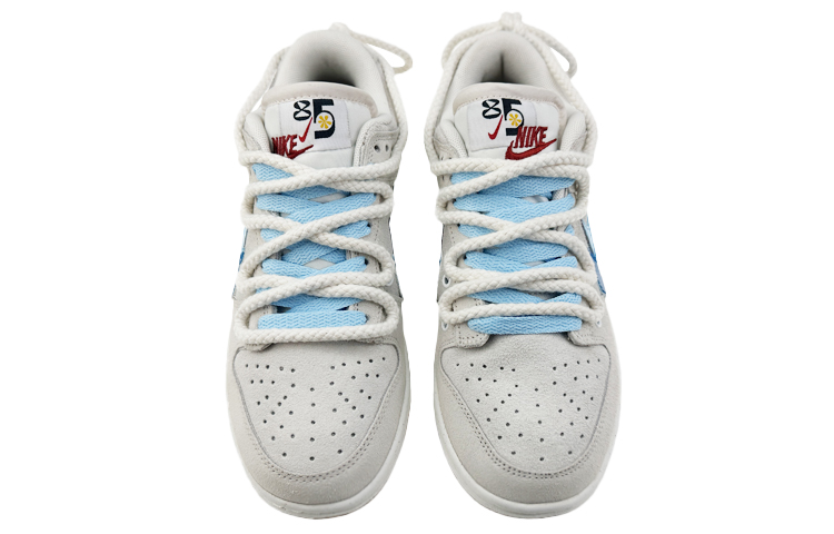 Shop (W) [Kasut Custom] Nike Dunk Low SE 'Mecha Rabbit Kelabu Biru' DO9457-100(Team40-女款机械兔双钩灰蓝)