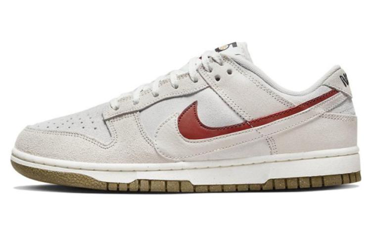 Details for (W) [Sepatu Custom] Nike Dunk Low SE 'Olive Double Swoosh' DO9457-100(TeamI-女款橄榄双钩K黑灰绿)