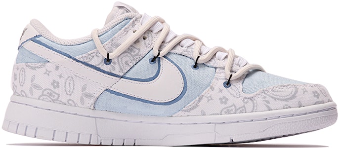 (W) 나이키 덩크 로우 SE '페이즐리 블루' (커스텀) DJ9955-100(TeamThree-女款晴空蓝-蓝白) Order (W) 나이키 덩크 로우 SE '페이즐리 블루' (커스텀) DJ9955-100(TeamThree-女款晴空蓝-蓝白)