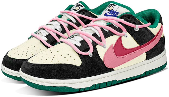 (W) 나이키 덩크 로우 SE '핑크 블랙 더블 스우시' (79 characters) DO9457-101(TeamY-女款双勾粉墨女孩粉墨) Lookbook (W) 나이키 덩크 로우 SE '핑크 블랙 더블 스우시' (79 characters) DO9457-101(TeamY-女款双勾粉墨女孩粉墨)