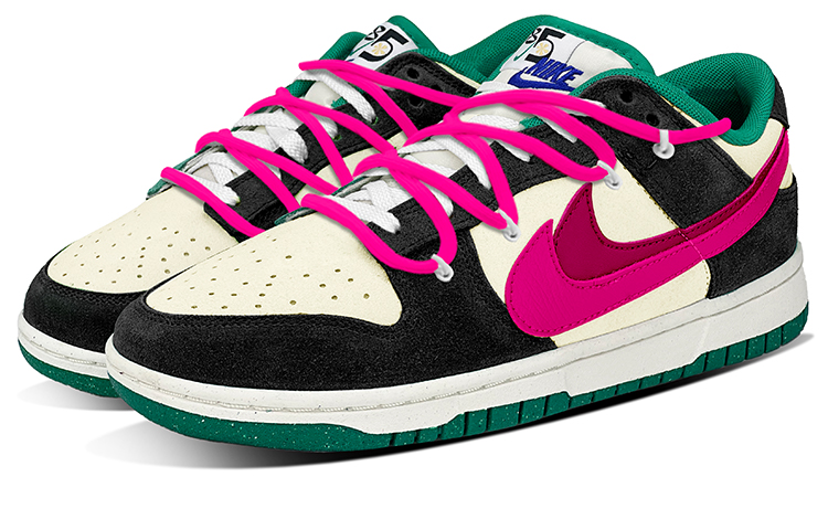 Lookbook (W) [カスタムシューズ] レディース ナイキ ダンク ロー SE 'ピンクブラック' DO9457-101(TeamY-女款甜酷辣妹粉黑)
