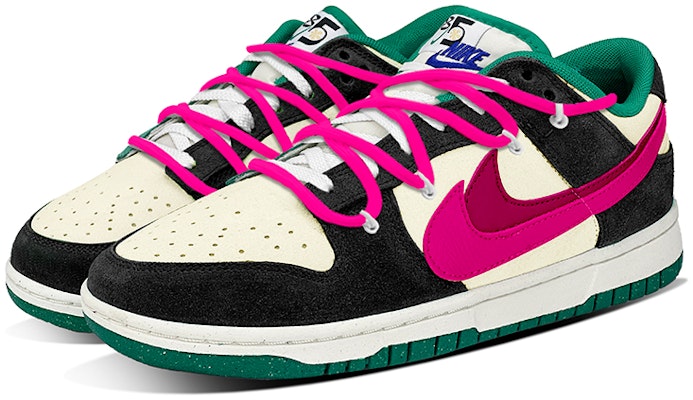 (W) 나이키 덩크 로우 SE '핑크 블랙' (커스텀) DO9457-101(TeamY-女款甜酷辣妹粉黑) Lookbook (W) 나이키 덩크 로우 SE '핑크 블랙' (커스텀) DO9457-101(TeamY-女款甜酷辣妹粉黑)