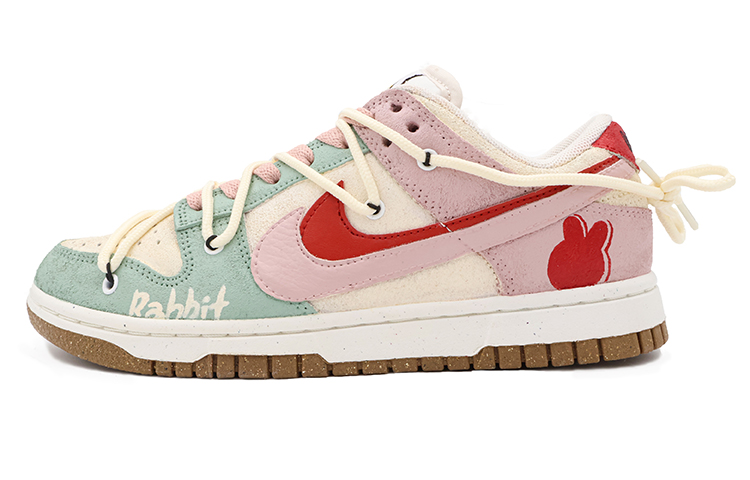 Buy (W) [Sepatu Kustom] Nike Dunk Low SE 'Pink Rabbit' DO9457-100(Team37-女款粉红兔)