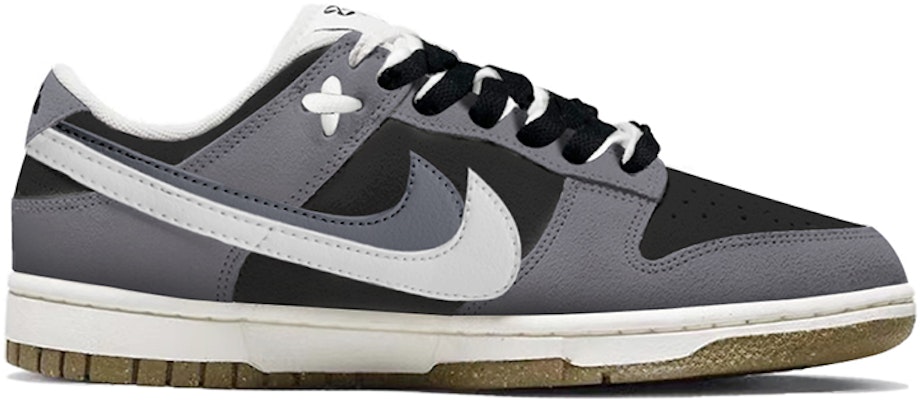 (W) 나이키 덩크 로우 SE '레트로 더블 스우시 스모그 그레이' DO9457-100(TeamY-女款复古反转黑雾霾) Order (W) 나이키 덩크 로우 SE '레트로 더블 스우시 스모그 그레이' DO9457-100(TeamY-女款复古反转黑雾霾)