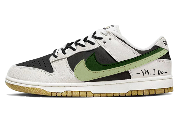 Buy (W) 【カスタムシューズ】(女性用) ナイキ ダンク ロー SE 'リバース ブラック ホワイト' DO9457-100(TeamY-女款复古反转黑白牛油果)