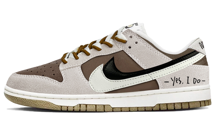 Buy 【定制球鞋】 Nike Dunk Low SE "85" 雙勾 反轉黑摩卡 做舊復古 告白 巧克力 低筒 板鞋 女款 深棕
