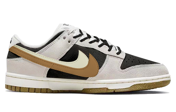 Order (W) [定制鞋] 耐克Dunk Low SE‘颠倒黑白-巧克力’ DO9457-100(TeamY-女款复古小摩卡反转黑白)