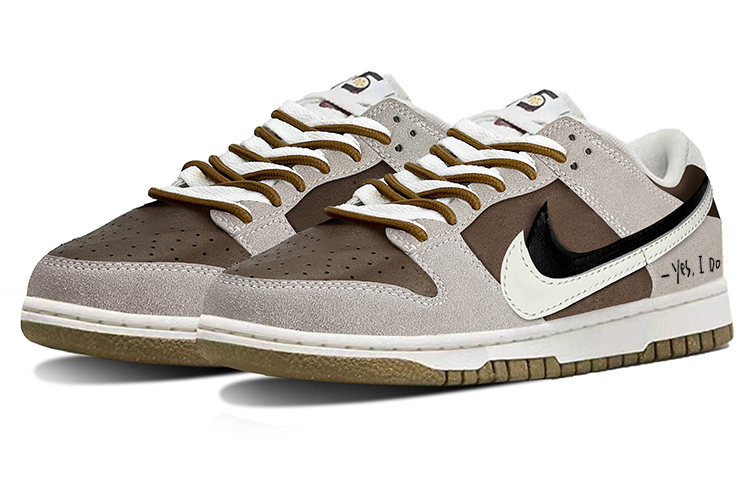 Lookbook 【定制球鞋】 Nike Dunk Low SE "85" 雙勾 反轉黑摩卡 做舊復古 告白 巧克力 低筒 板鞋 女款 深棕