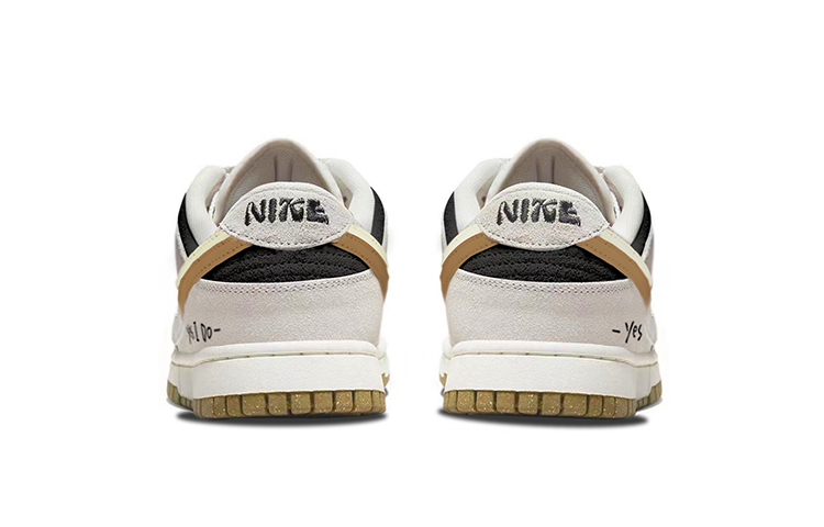 Shop (W) [定制鞋] 耐克Dunk Low SE‘颠倒黑白-巧克力’ DO9457-100(TeamY-女款复古小摩卡反转黑白)