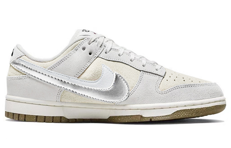 Order (W) Zapatillas Nike Dunk Low SE 'Reverse Grey-White Doble Swoosh' DO9457-100(TeamY-女款纸飞机反转白银)