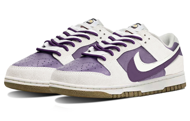 Lookbook 【定制球鞋】 Nike Dunk Low SE "85" 反轉樹莓紫 雙勾 薰衣草 做舊復古 低筒 板鞋 女款 白紫