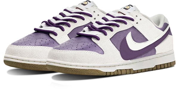 【定制球鞋】 Nike Dunk Low SE "85" 反轉樹莓紫 雙勾 薰衣草 做舊復古 低筒 板鞋 女款 白紫 Lookbook 【定制球鞋】 Nike Dunk Low SE "85" 反轉樹莓紫 雙勾 薰衣草 做舊復古 低筒 板鞋 女款 白紫