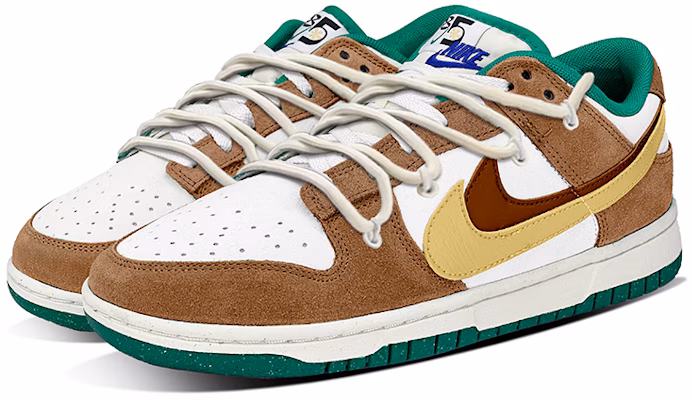 (W) 나이키 덩크 로우 SE '벨벳 라떼' (커스텀) DO9457-101(TeamY-女款丝绒拿铁白棕) Lookbook (W) 나이키 덩크 로우 SE '벨벳 라떼' (커스텀) DO9457-101(TeamY-女款丝绒拿铁白棕)