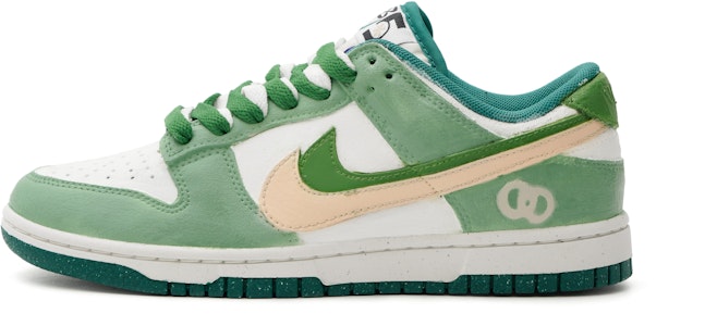 (W) 【カスタムシューズ】(女性) ナイキ ダンク ロー SE 'ホワイト グリーン オニオン リング' DO9457-101(Team33-女款洋葱圈) Buy (W) 【カスタムシューズ】(女性) ナイキ ダンク ロー SE 'ホワイト グリーン オニオン リング' DO9457-101(Team33-女款洋葱圈)