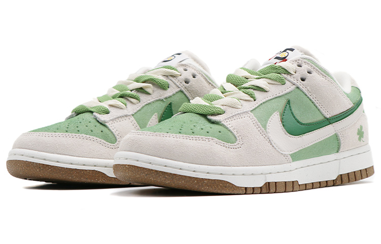 Lookbook (W) [Sneakers Kustom] Nike Dunk Low SE 'Putih Hijau Alpukat' DO9457-100(Team17-女款四叶草牛油果QD)